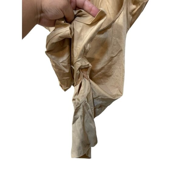 Spanx Open Crotch Bust Bodysuit Mid Thigh Slimplicity Sleek Compression Control - Picture 3 of 5